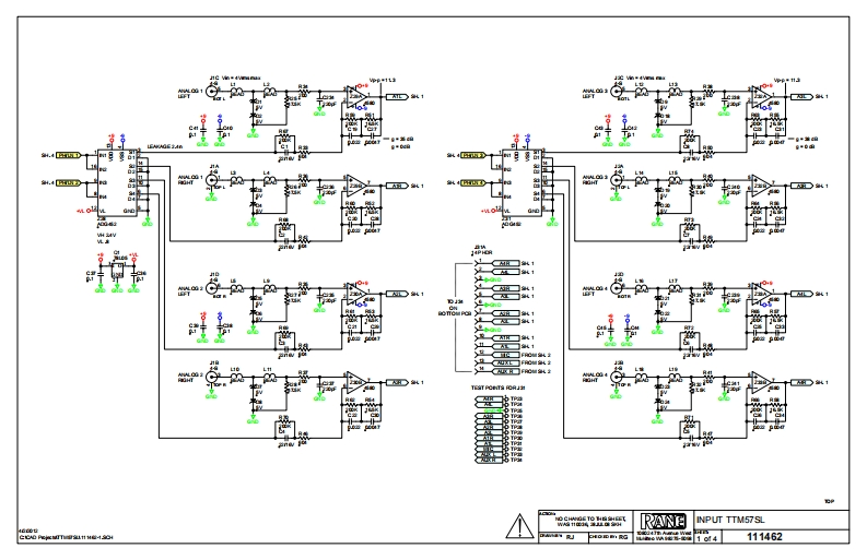 Rane-TTM-57SL-Mixer-Schematic电器原理图s