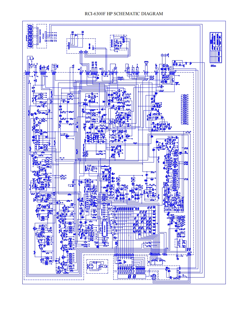 Ranger_RCI-6300FHP_电器原理图