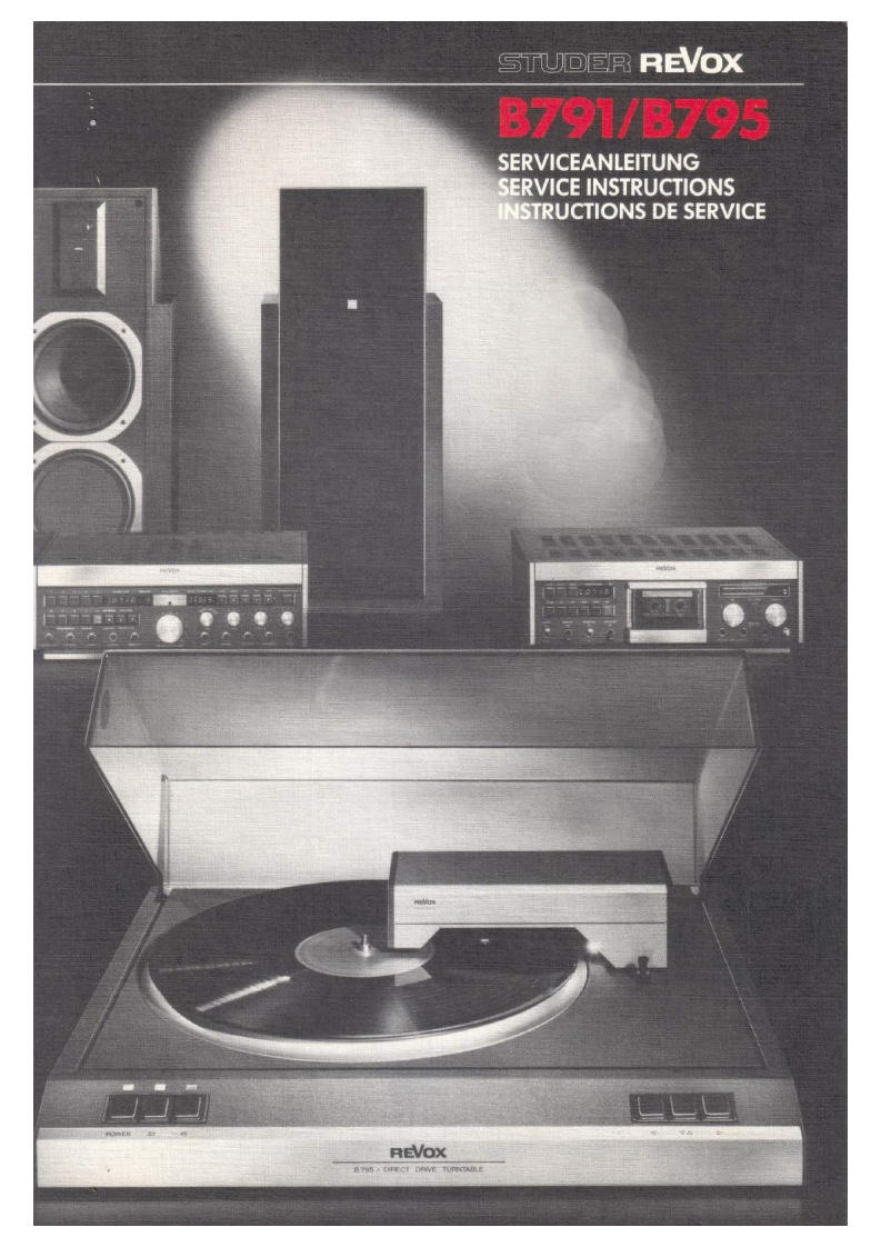 ReVox-B791-B795-Service-Manual维修手册