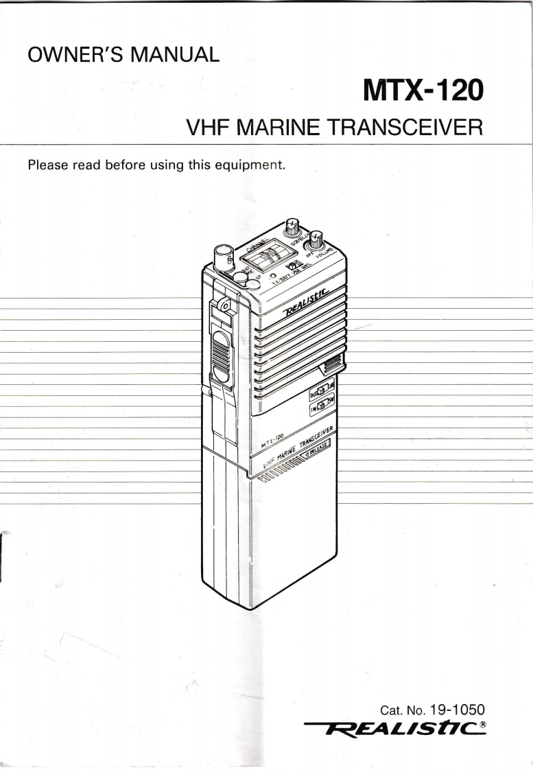 Realistic_MTX-120_Manual操作说明书手册