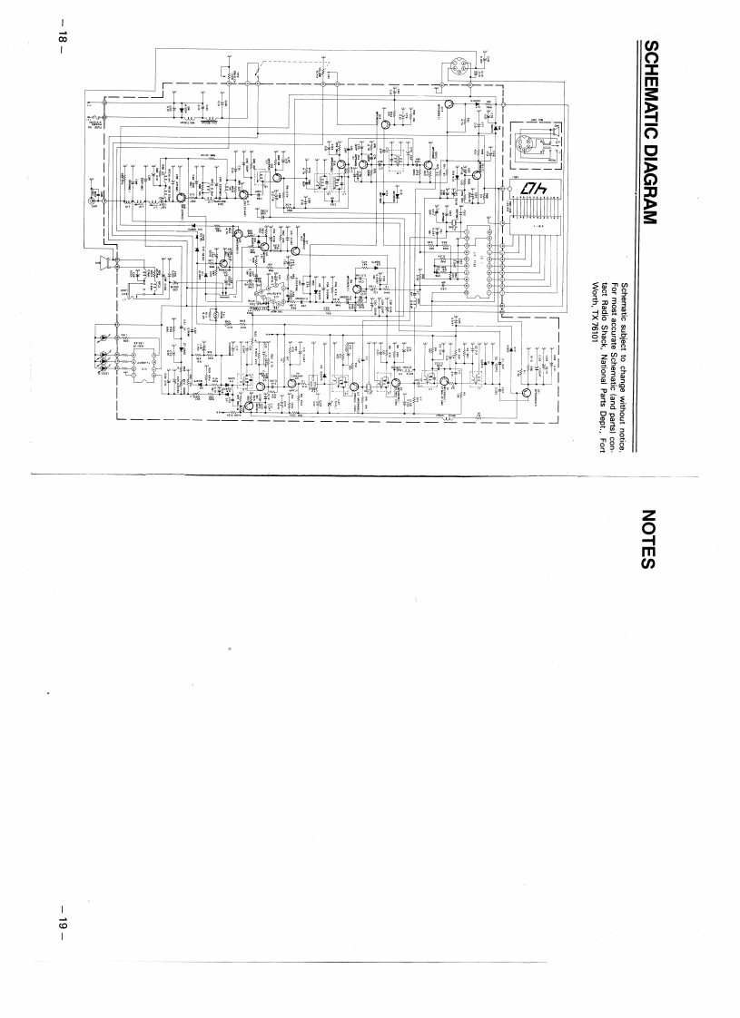 Realistic_TRC-415_Schematic电器原理图手册