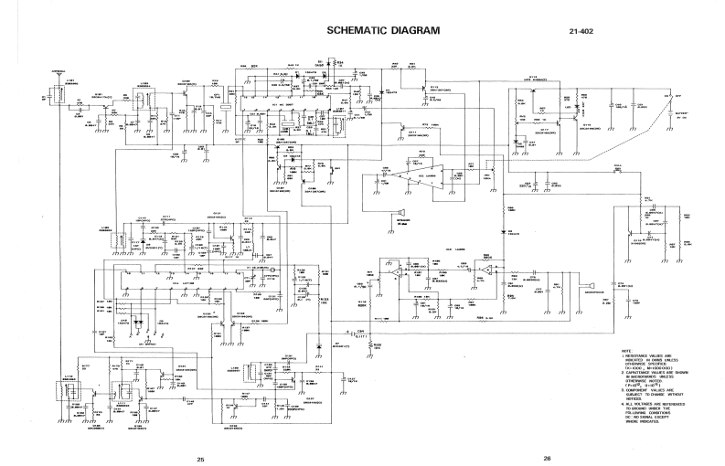 Realistic_TRC-503_Schematic电器原理图手册