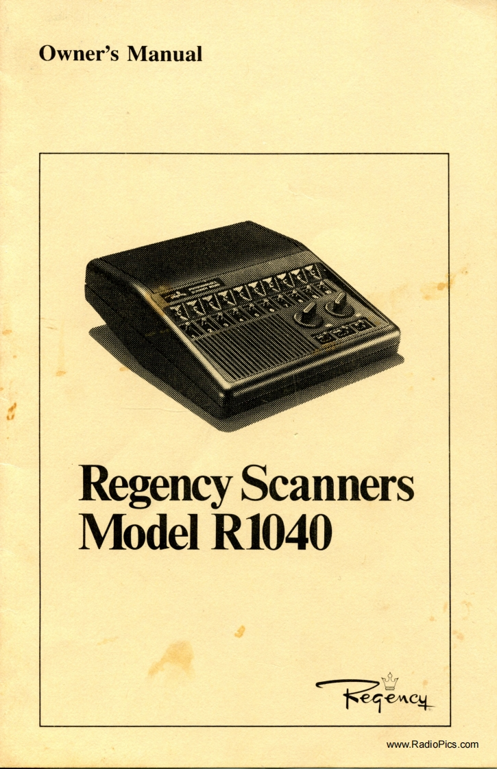 Regency_R1040-(Manual操作说明书手册)