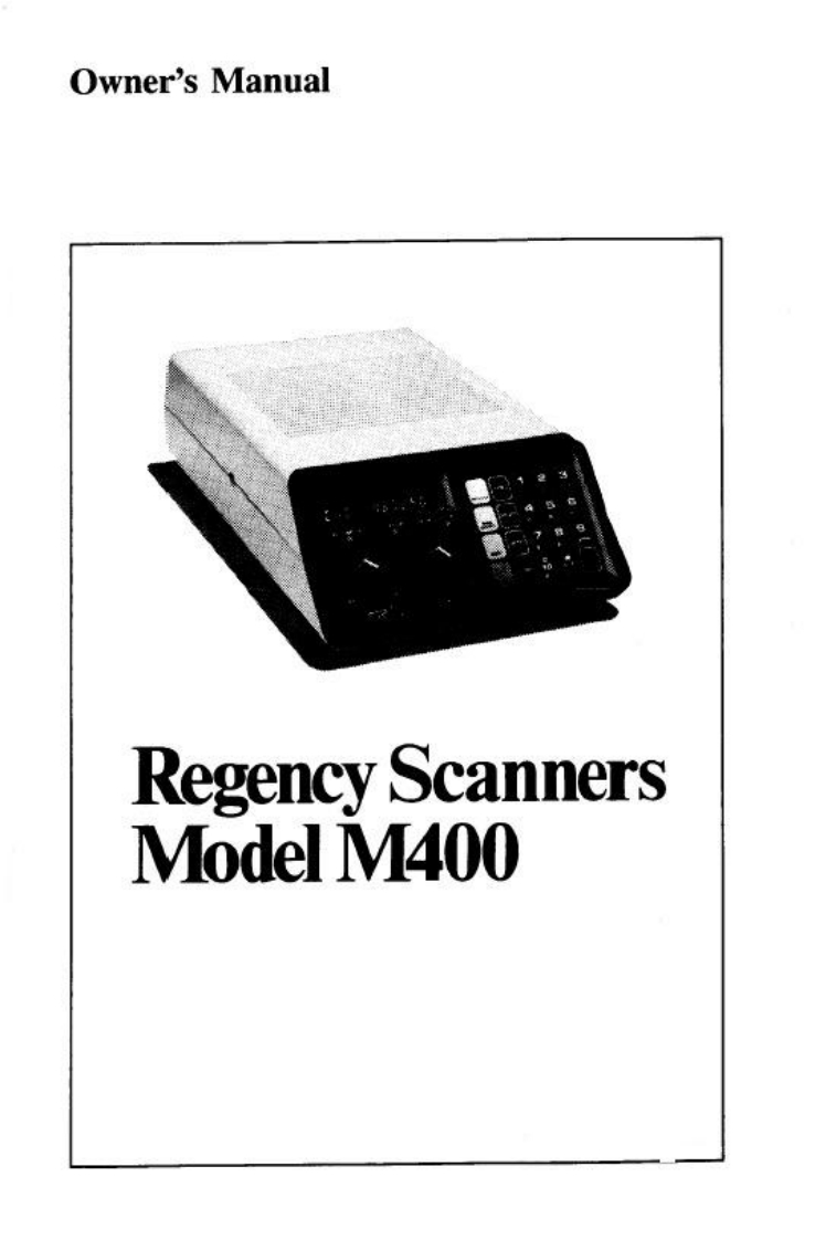 Regency_Touch-M400-(Manual操作说明书手册)