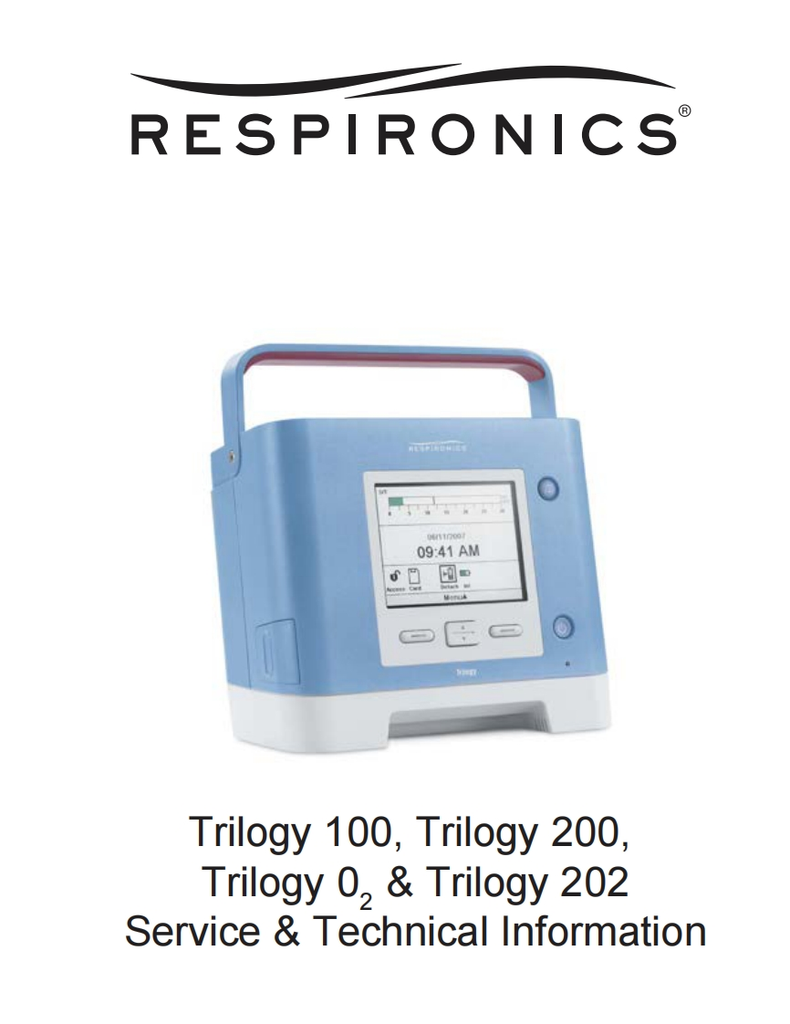 Respironics-Trilogy-Service-操作说明书手册-compressed
