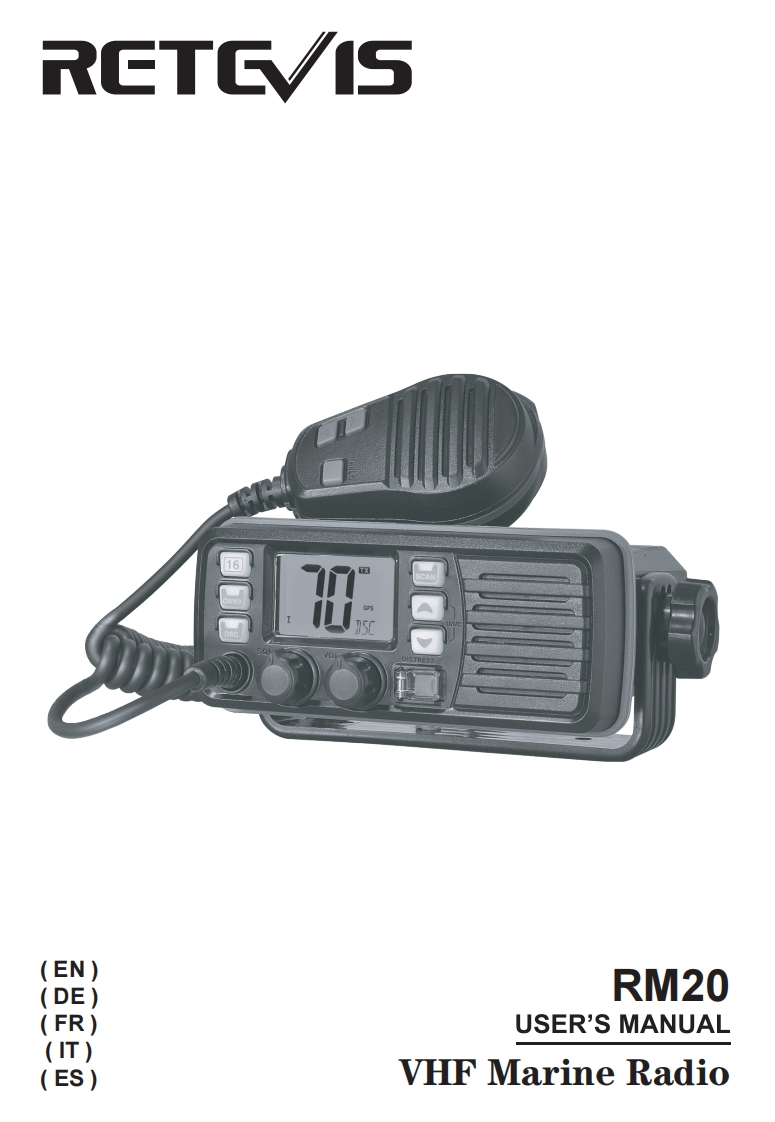 Retevis_RM20_Manual操作说明书手册