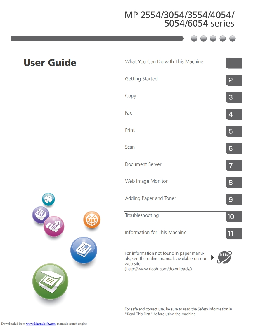 Ricoh-MP-2554-series-操作说明书手册-1-找手册网