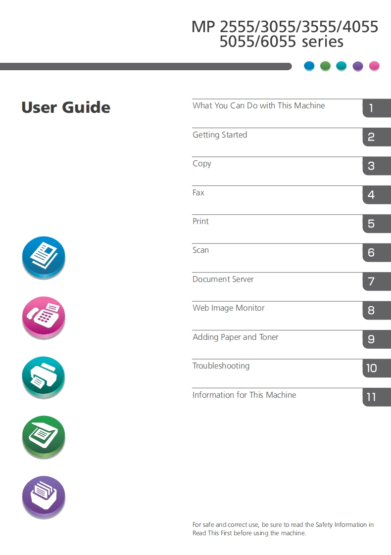 Ricoh-MP-2555-series-操作说明书手册-1