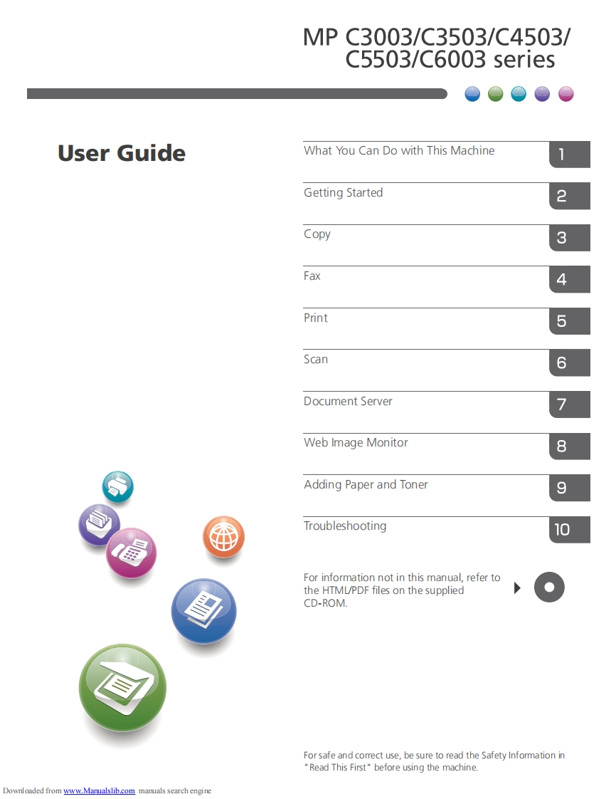 Ricoh-MP-C3503-series-操作说明书手册