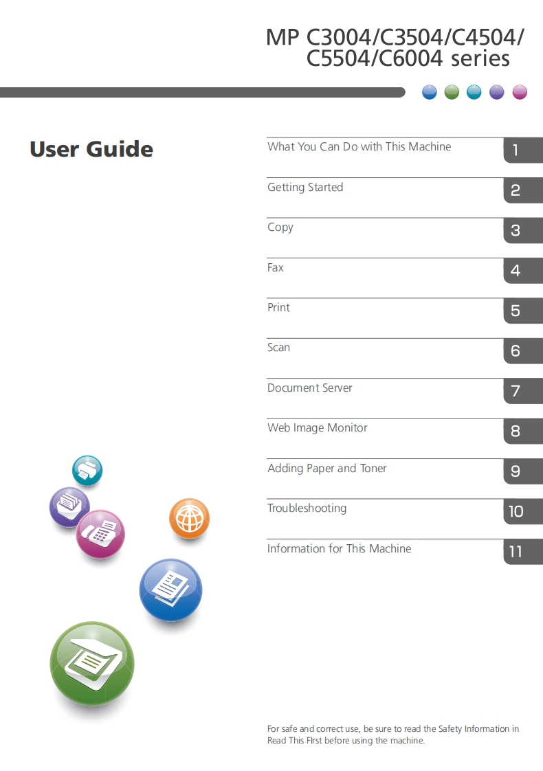 Ricoh-MP-C3504-series-操作说明书手册