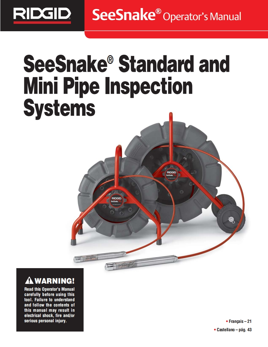 Ridgid-Seesnake-User-Manual操作说明书手册新质力文库 - 聚焦新质生产力发展的数字化知识库_行业洞察 / 理论成果 / 实践指南免费下载新质力文库