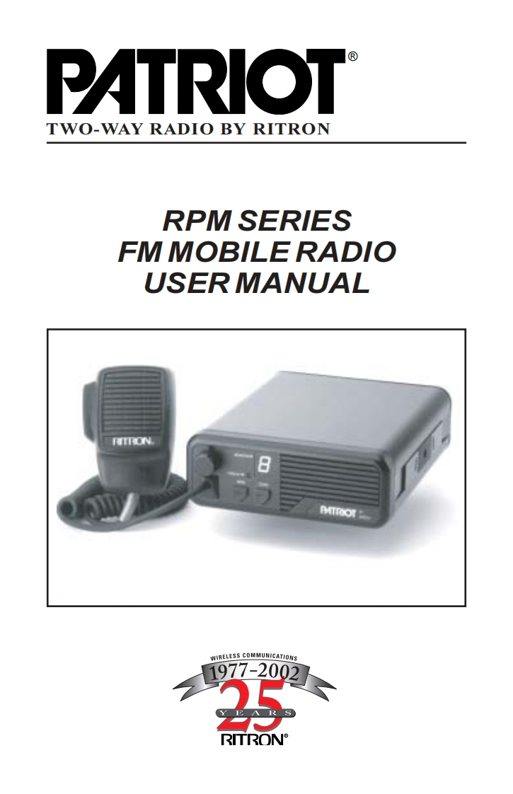 RitronPatriot操作说明书手册l