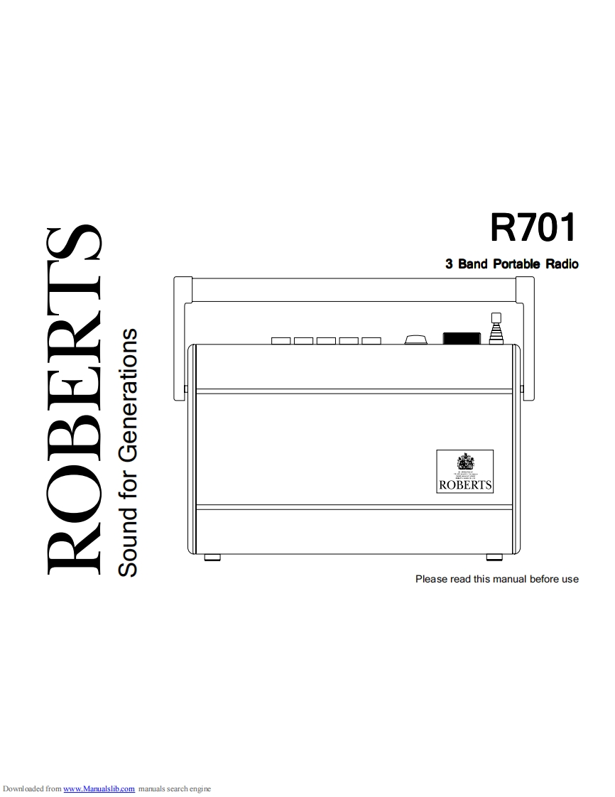 Roberts-R701-(Manual操作说明书手册)