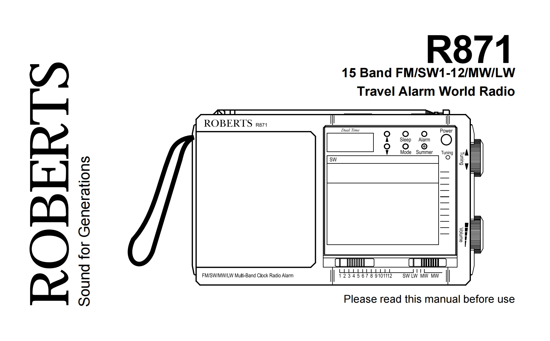 Roberts-R871-(Manual操作说明书手册)