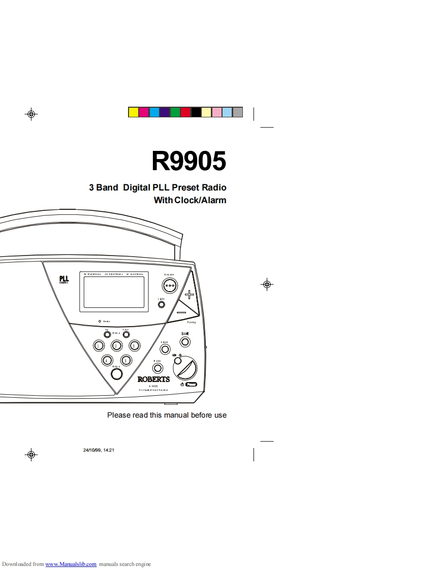 Roberts-R9905-(Manual操作说明书手册)