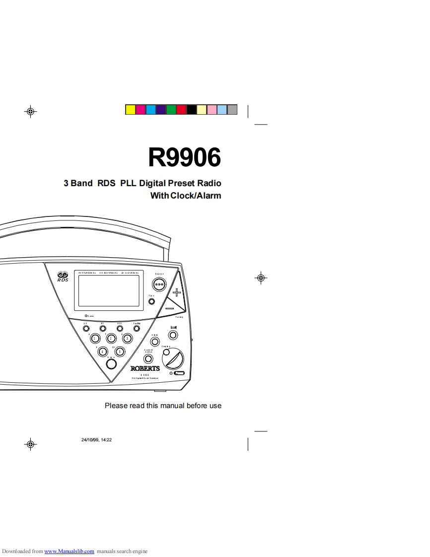 Roberts-R9906-(Manual操作说明书手册)