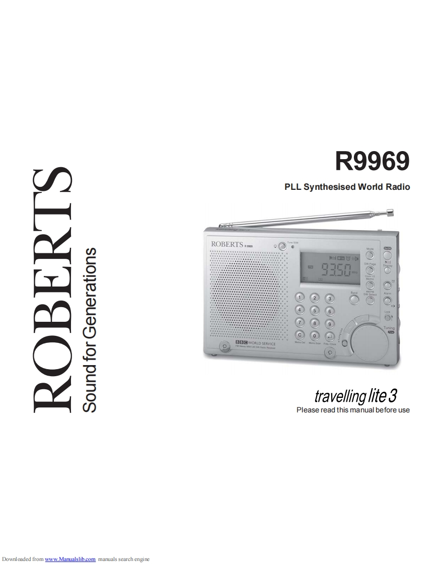 Roberts-R9969-(Manual操作说明书手册)