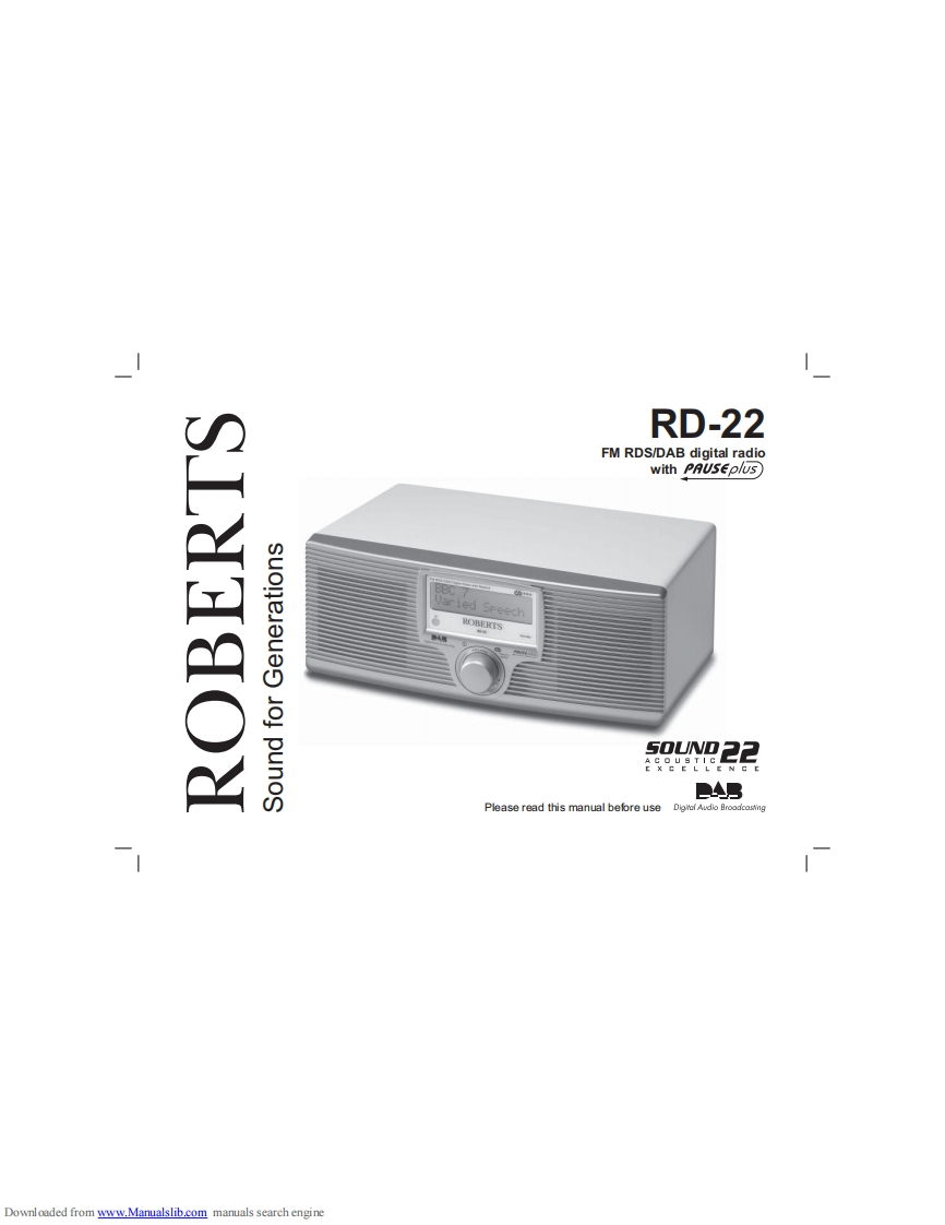 Roberts-RD-22-(Manual操作说明书手册)