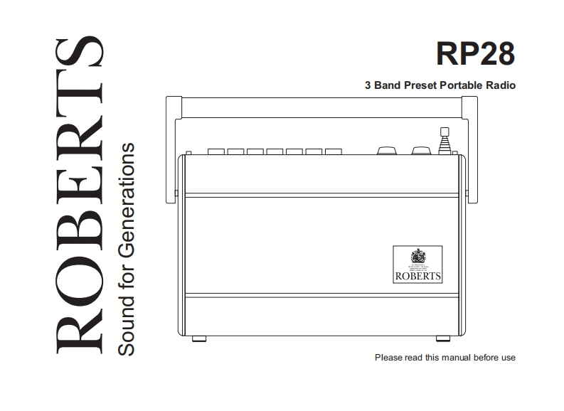Roberts-RP28-(Manual操作说明书手册)
