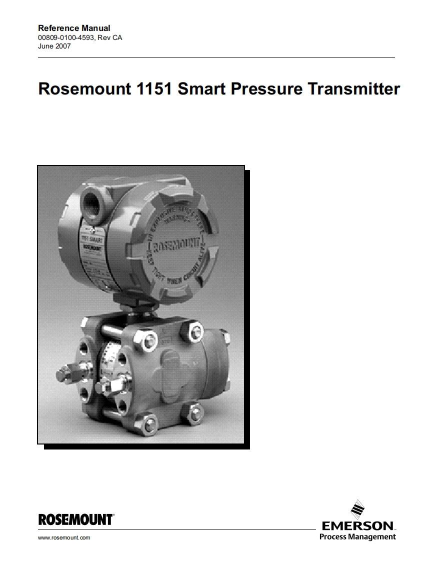Rosemount-1151-User-Manual操作说明书手册新质力文库 - 聚焦新质生产力发展的数字化知识库_行业洞察 / 理论成果 / 实践指南免费下载新质力文库