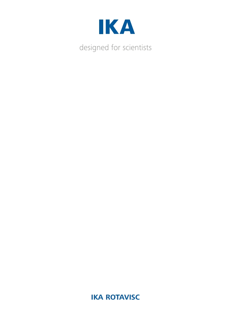 Rotavisc-Lo-Vi-操作说明书手册-English