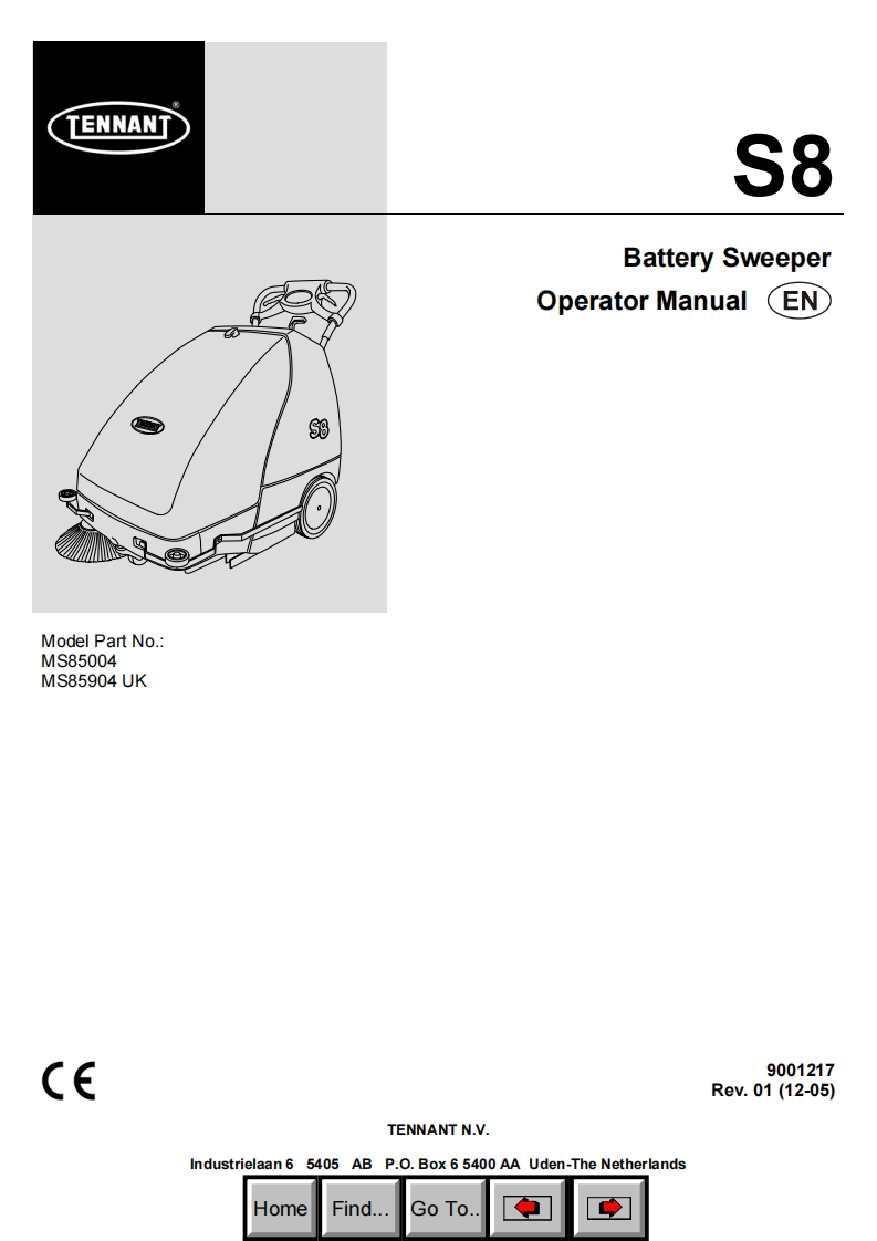S8-manual操作与维护手册