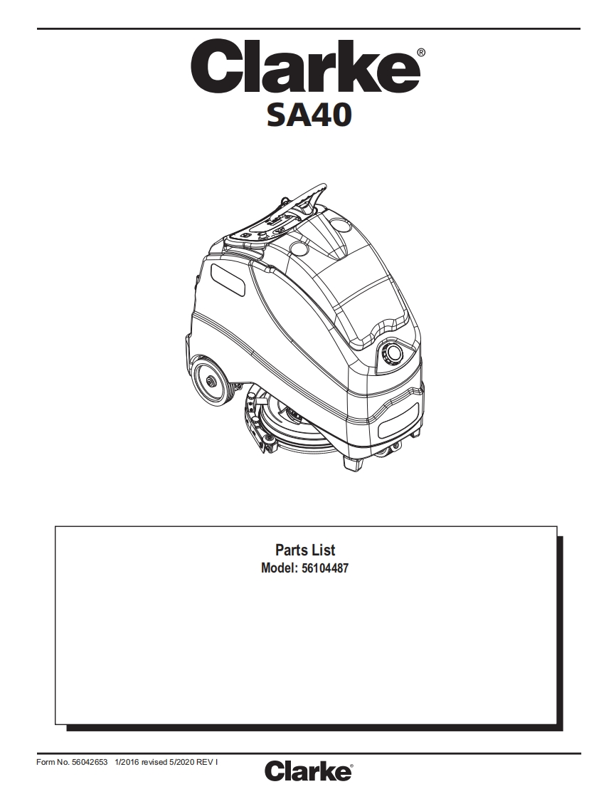 SA40-parts维修零部件手册