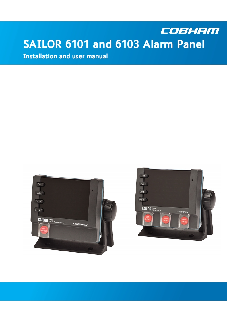 SAILOR-6103-Alarm-Panel-User-and-Installation-操作说明书手册.pdf