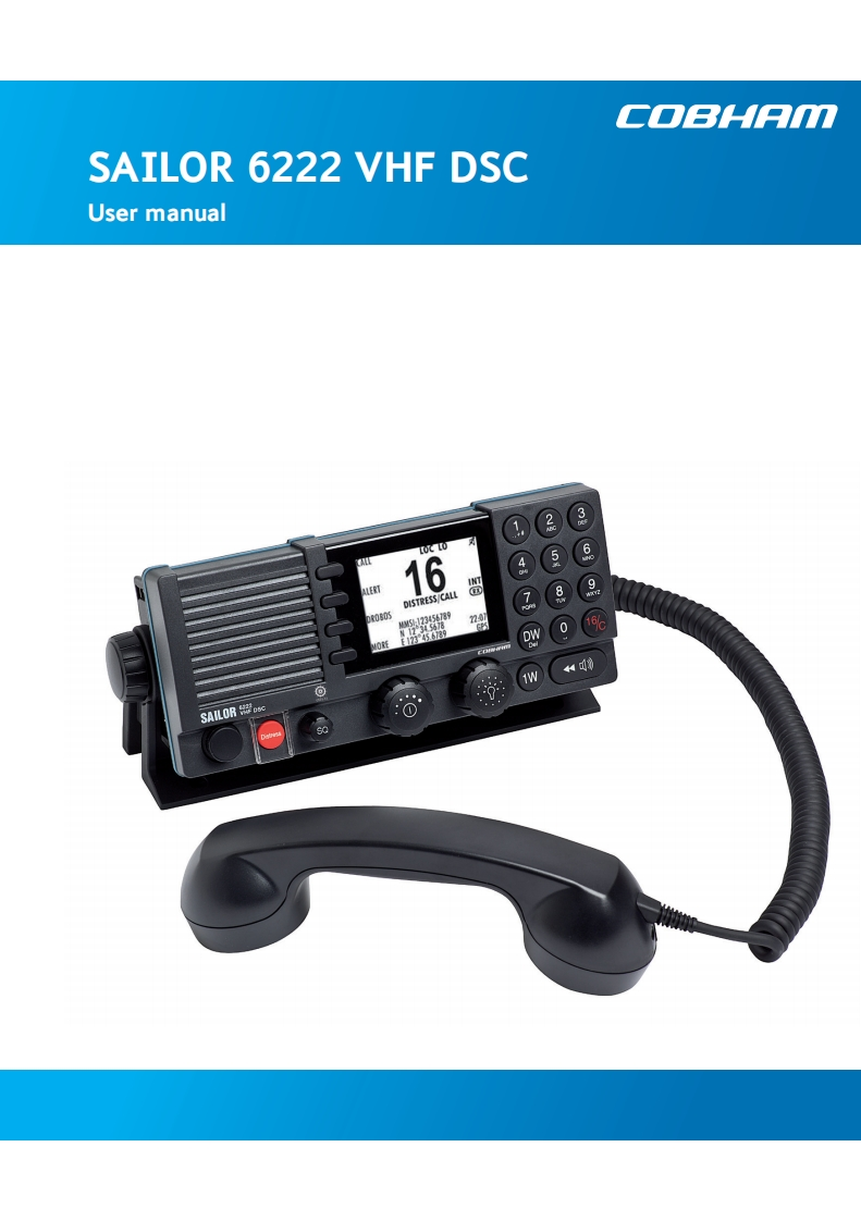 SAILOR-6222-VHF-DSC-Class-A-操作说明书手册.pdf