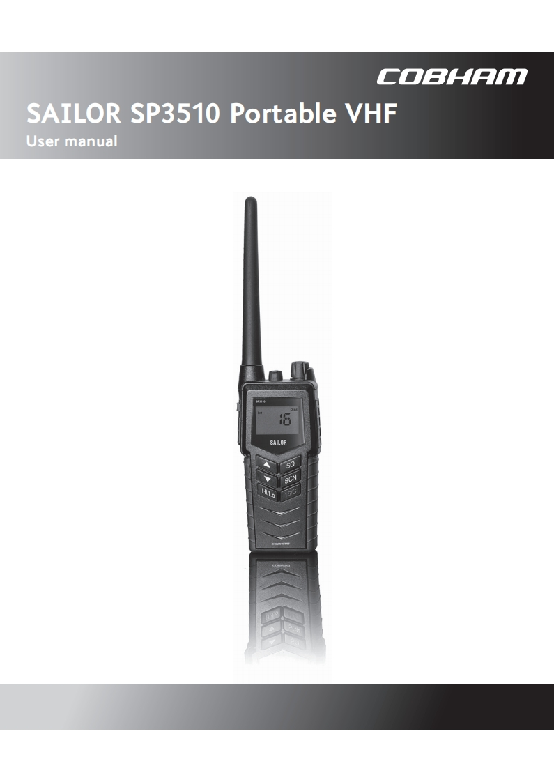 SAILOR-SP3510-VHF-NON-GMDSS-安装说明书手册