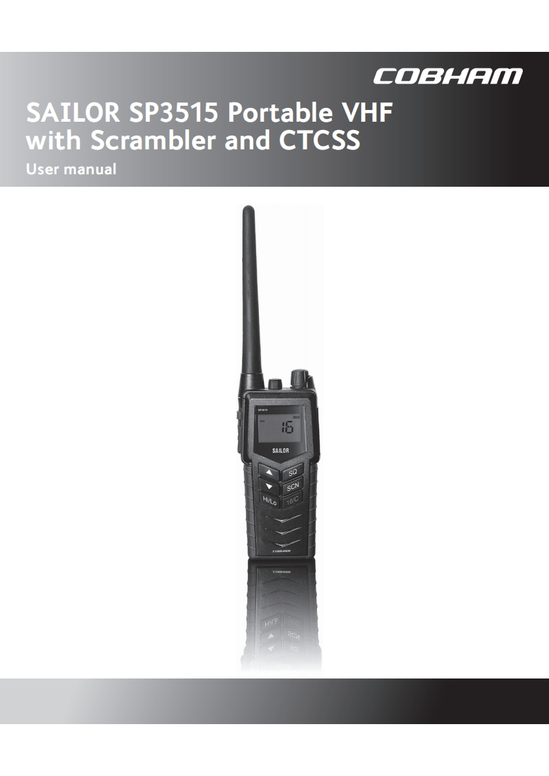 SAILOR-SP3515-VHF-操作说明书手册.pdf