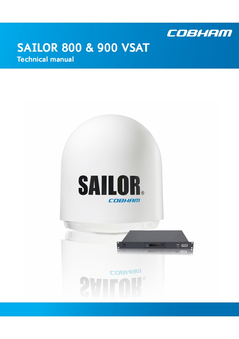 SAILOR_900_VSAT_High_Power_-_Technical_操作说明书手册