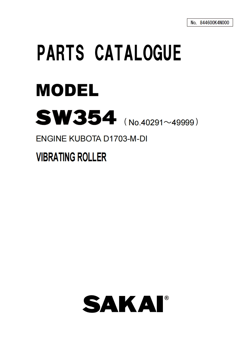 SAKAI酒井SW354_844600K4N0004029149999