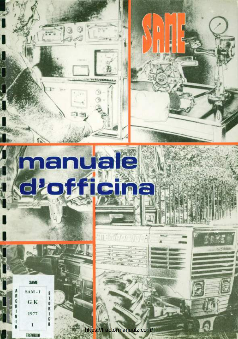 SAME-Sirenetta-Delfino-Minitauro-Corsaro-Leopard-Falcon-Aurora-Saturno-Panther-Tiger-Buffalo-Tractors-维修维护手册-PDF