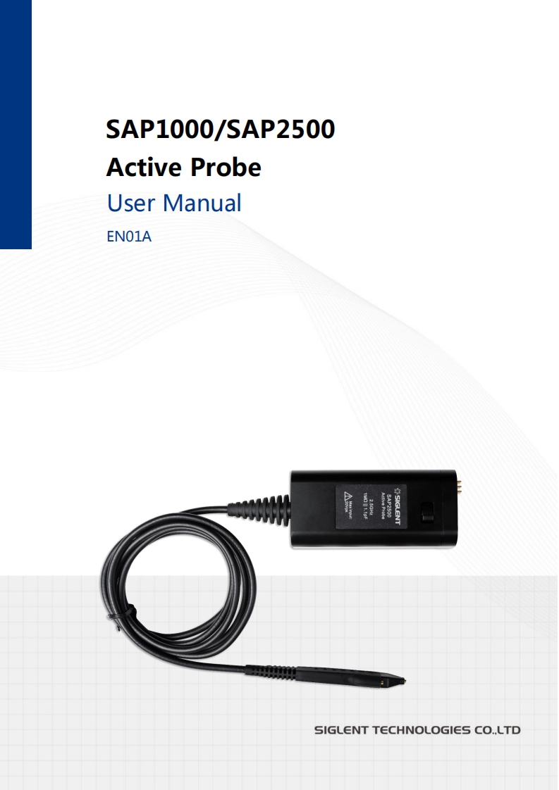 SAP1000_SAP2500_操作说明书手册-EN01A