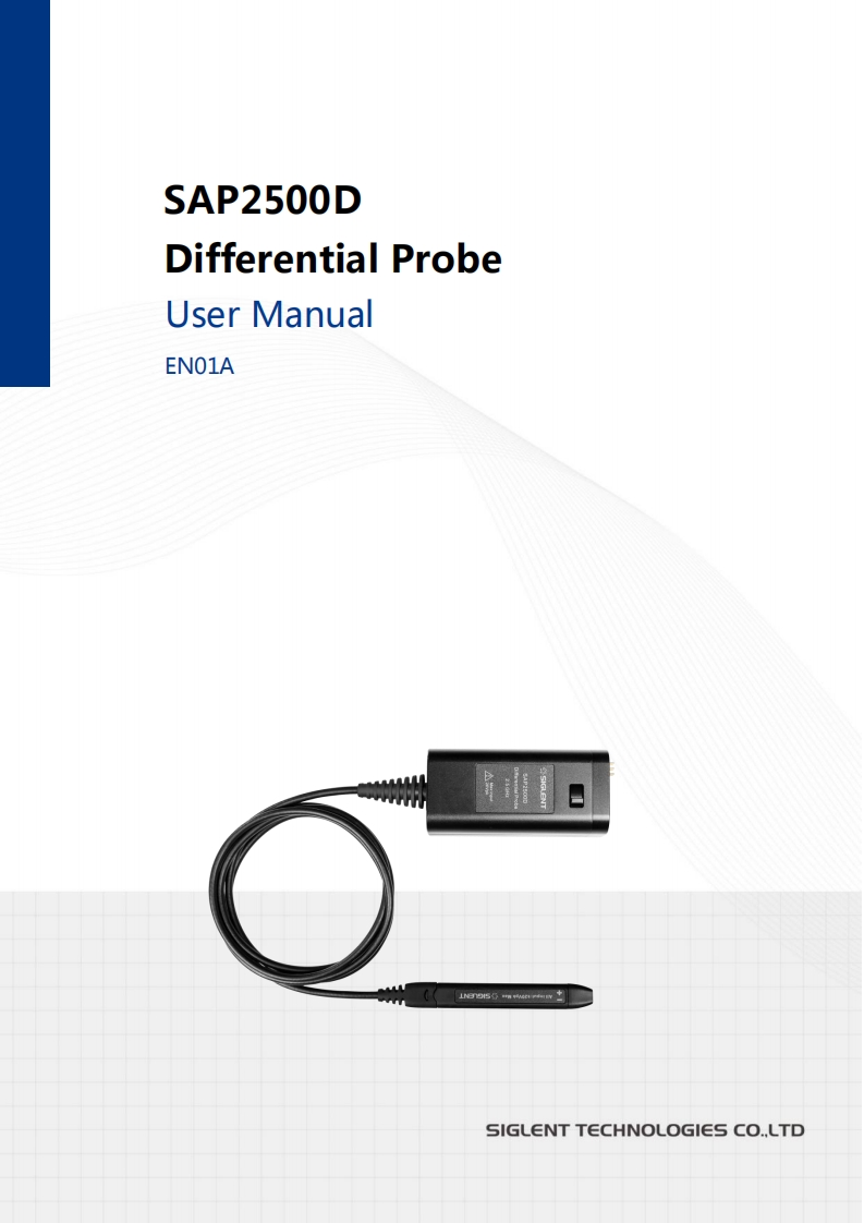 SAP2500D_User操作说明书手册-EN01A