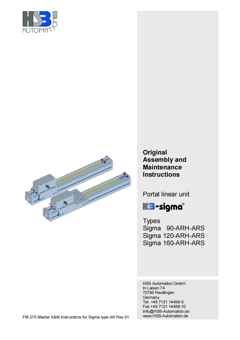 SB_Sigma-A_portaalrobot-lineaire-eenheid-tandriem-aandrijving-aangedreven-slede_操作说明书手册