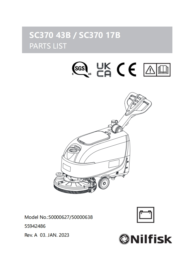 SC370-parts维修零部件手册