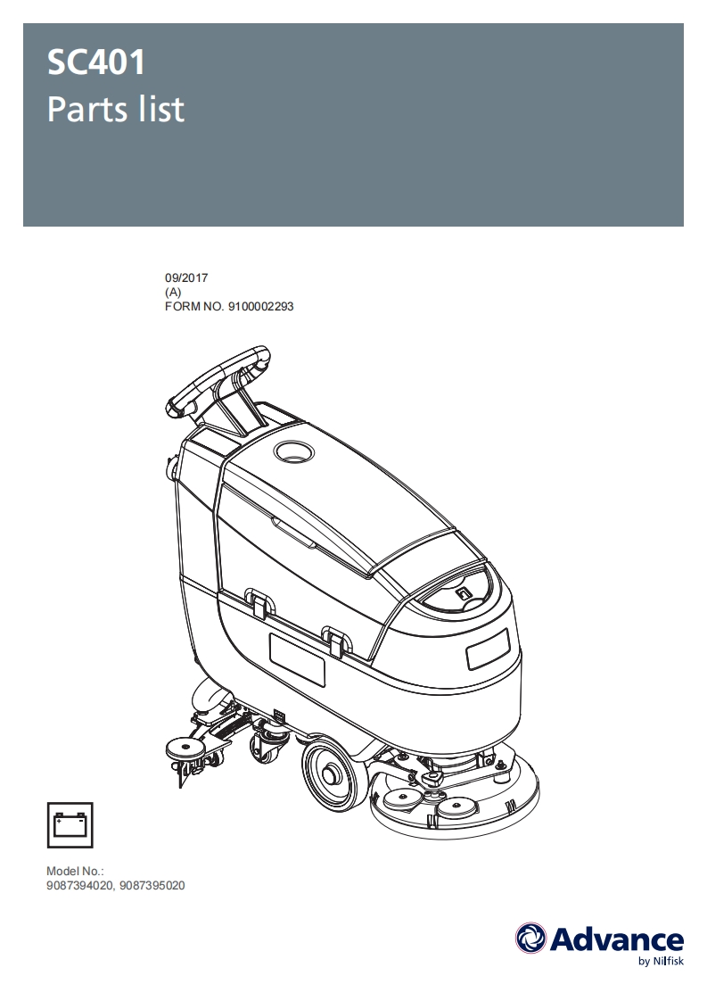 SC401-parts维修零部件手册