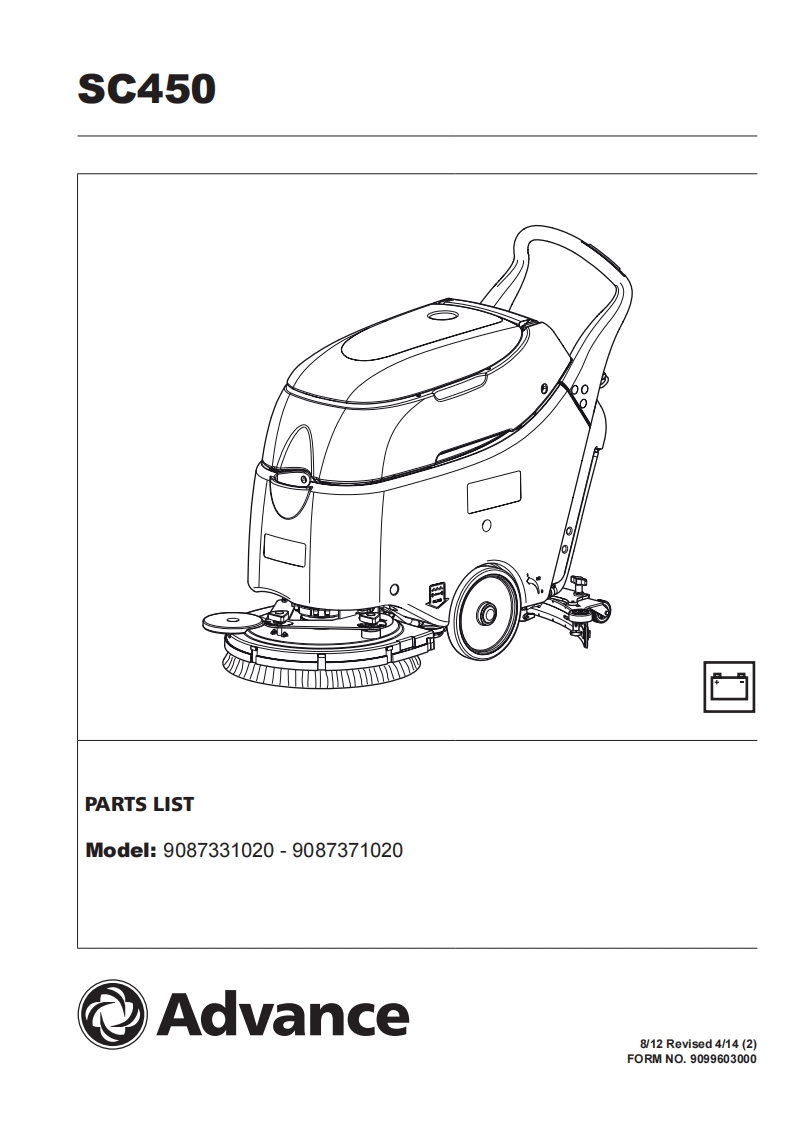 SC450-parts维修零部件手册