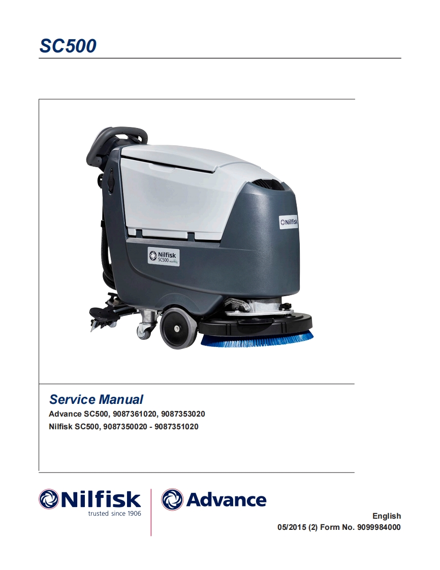 SC500-scrubber-维修手册