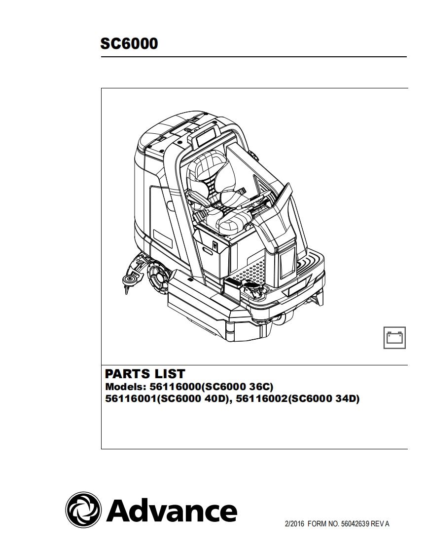 SC6000-parts维修零部件手册