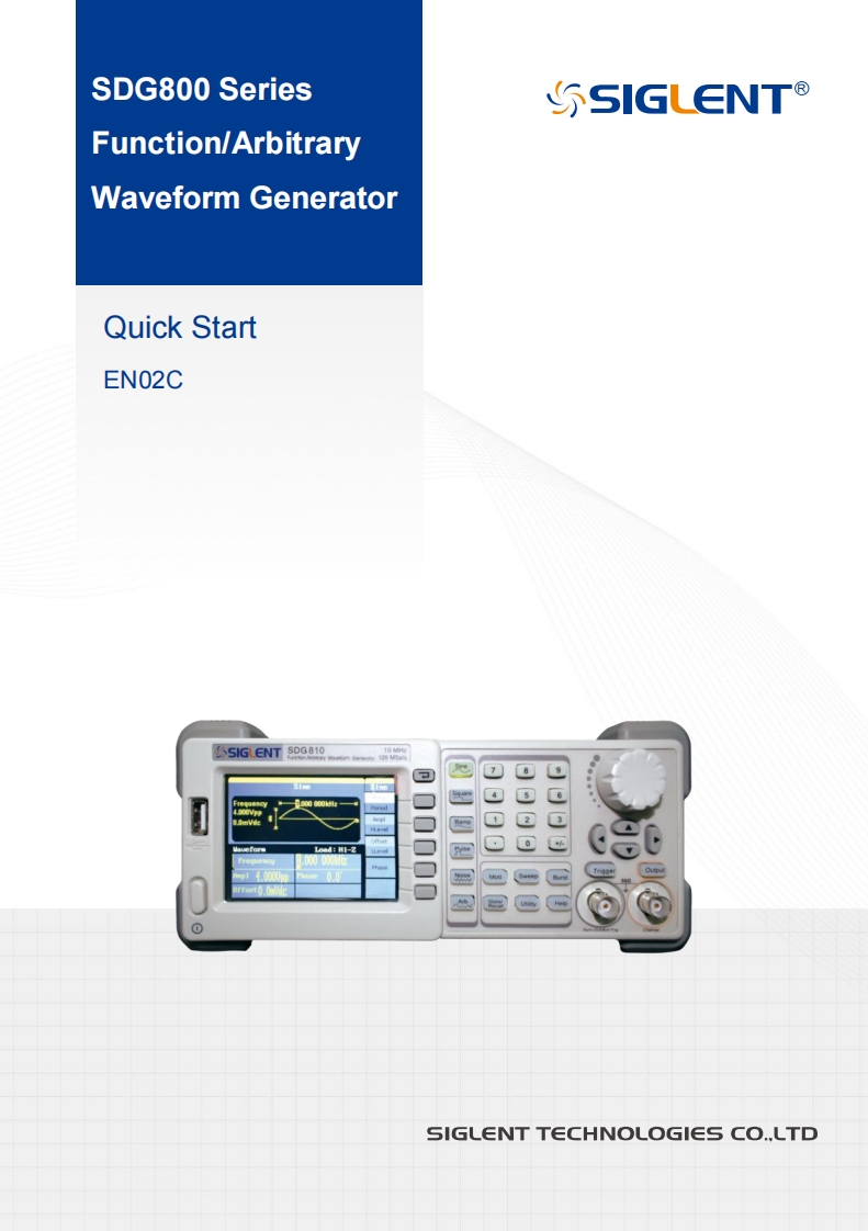 SDG800_快速操作说明书手册_EN02C