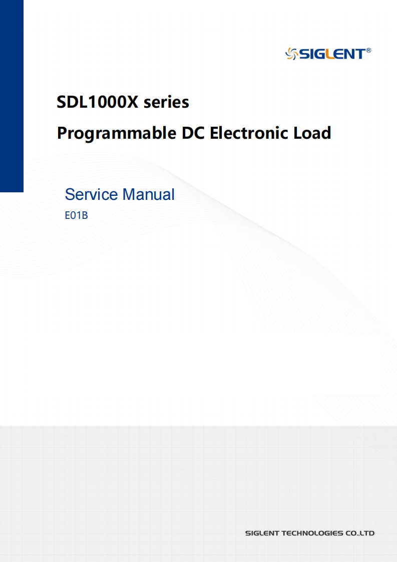 SDL1000XSeries维修维护手册_E01B