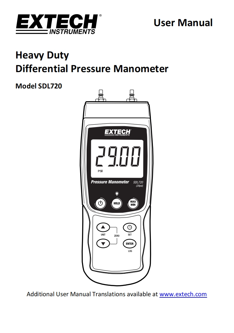 SDL720_安装调试说明书手册-en