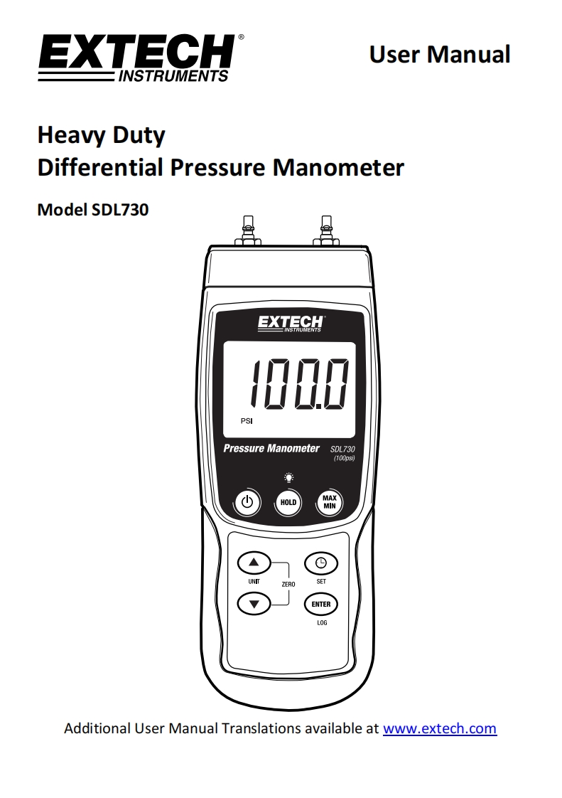 SDL730_安装调试说明书手册-en