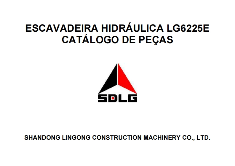 SDLG-LG6225E-Excavator-零部件手册-PDF