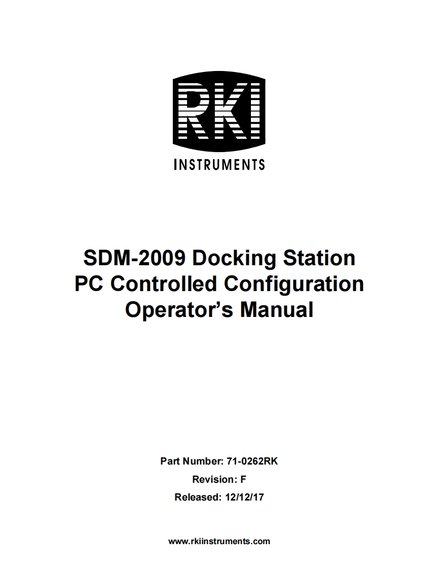 SDM-2009_Multi_Unit_PC_Controlled_操作说明书手册