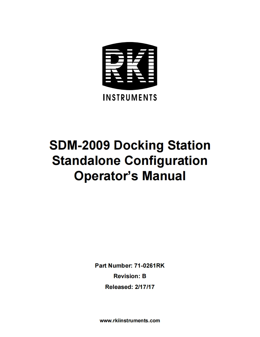 SDM-2009_Standalone_操作说明书手册