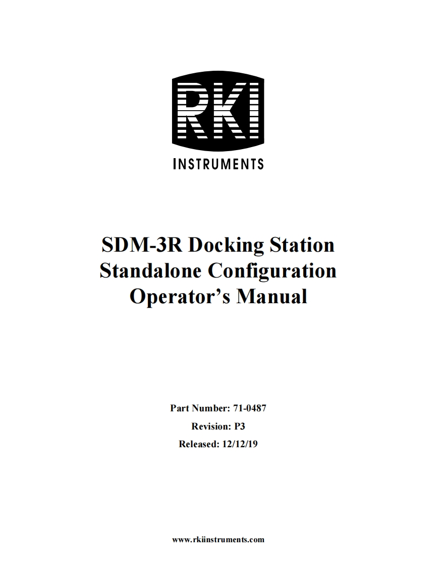SDM-3R_Standalone_手册说明书指南